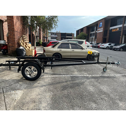 Steel Trailer 12-14ft w/o Braking System None Galvanized boatyardmalaysia