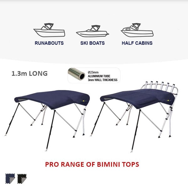 Oceansouth 3 Bow Whitewater Pro Bimini Top - Boatyard Malaysia