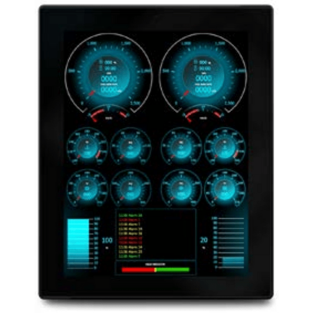 Oceanic System Dual Engine Display For Vessels - Boatyard Malaysia