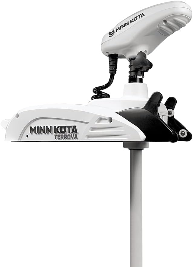 Minn Kota Riptide Terrova Saltwater Electric-Steer Bow-Mount Trolling Motor with Digital Maximizer & i-Pilot Link GPS, 80 lbs Thrust, 72" Shaft