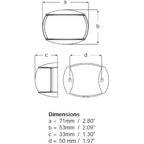 Hella Marine 2NM NaviLED Port and Starboard Pair - Boatyard Malaysia
