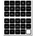 Blue Sea System Waterproof DC Label Kit - Boatyard Malaysia