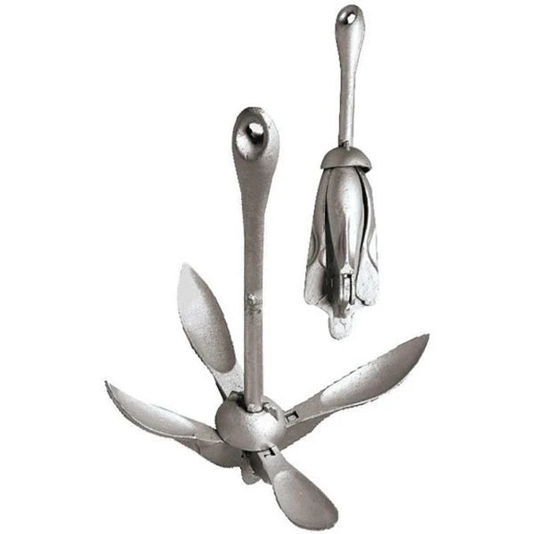 Galvanised Folding Grapnel Anchor 3.5kg boatyardmalaysia