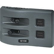 Blue Sea System 4303 WEATHERDECK PANEL 2 POSITION NO CIRCUIT - Boatyard Malaysia