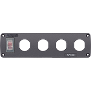 Blue Sea System 4369 ACCESSORY PANEL 15A BREAKER & 4 BLANK - Boatyard Malaysia