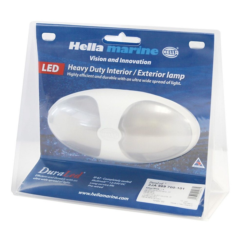 Hella Marine White LED DuraLED 12 Lamps - Boatyard Malaysia