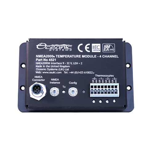 Shop Oceanic System 4 Channel Temperature Sensor Module | Boatyard Malaysia