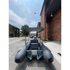 Delta AL 360 Rigid Inflatable Boat with 2-Bow Bimini & ST Console boatyardmalaysia