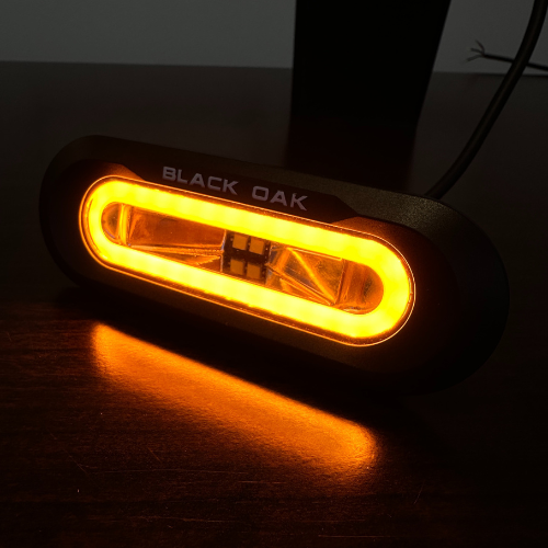 Black Oak Low Pro Flush White Housing Led boatyardmalaysia