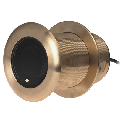 B60-20-FISO 600W 50/200kHz Bronze Thru-Hull Transducer 20-Degree Tilt Raymarine Spade Connectors boatyardmalaysia