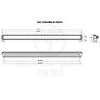 Black Oak 50" Double Row 5W Combo Black boatyardmalaysia