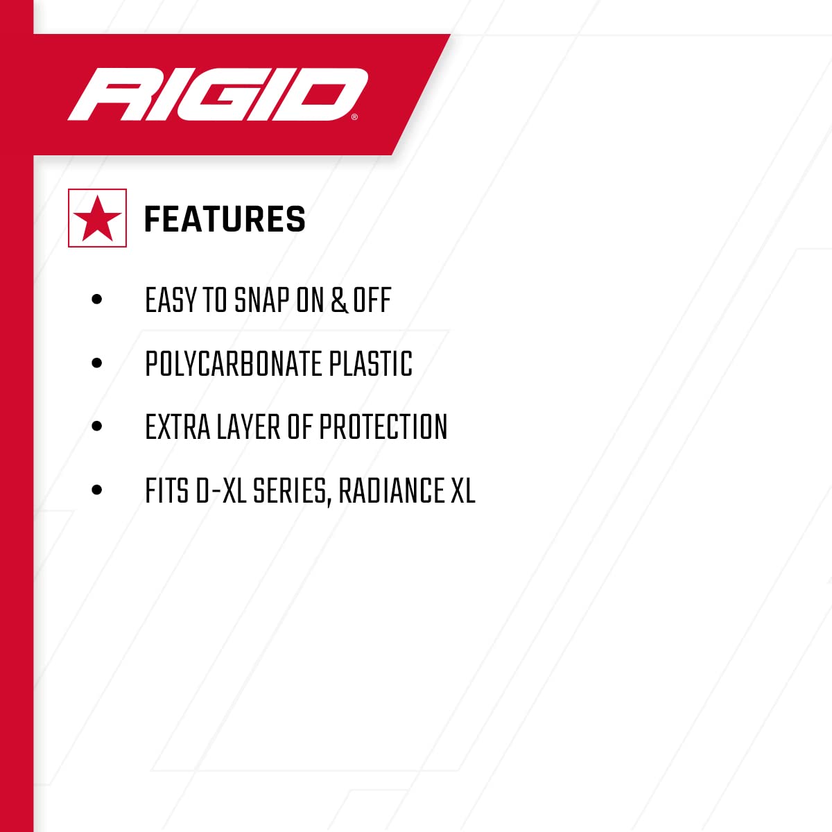 Rigid Industries D-XL Series Cover - Boatyard Malaysia