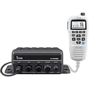 ICOM ICOM M510BB GW 21 Black Box VHF With White Command Mic & 3 - Boatyard Malaysia