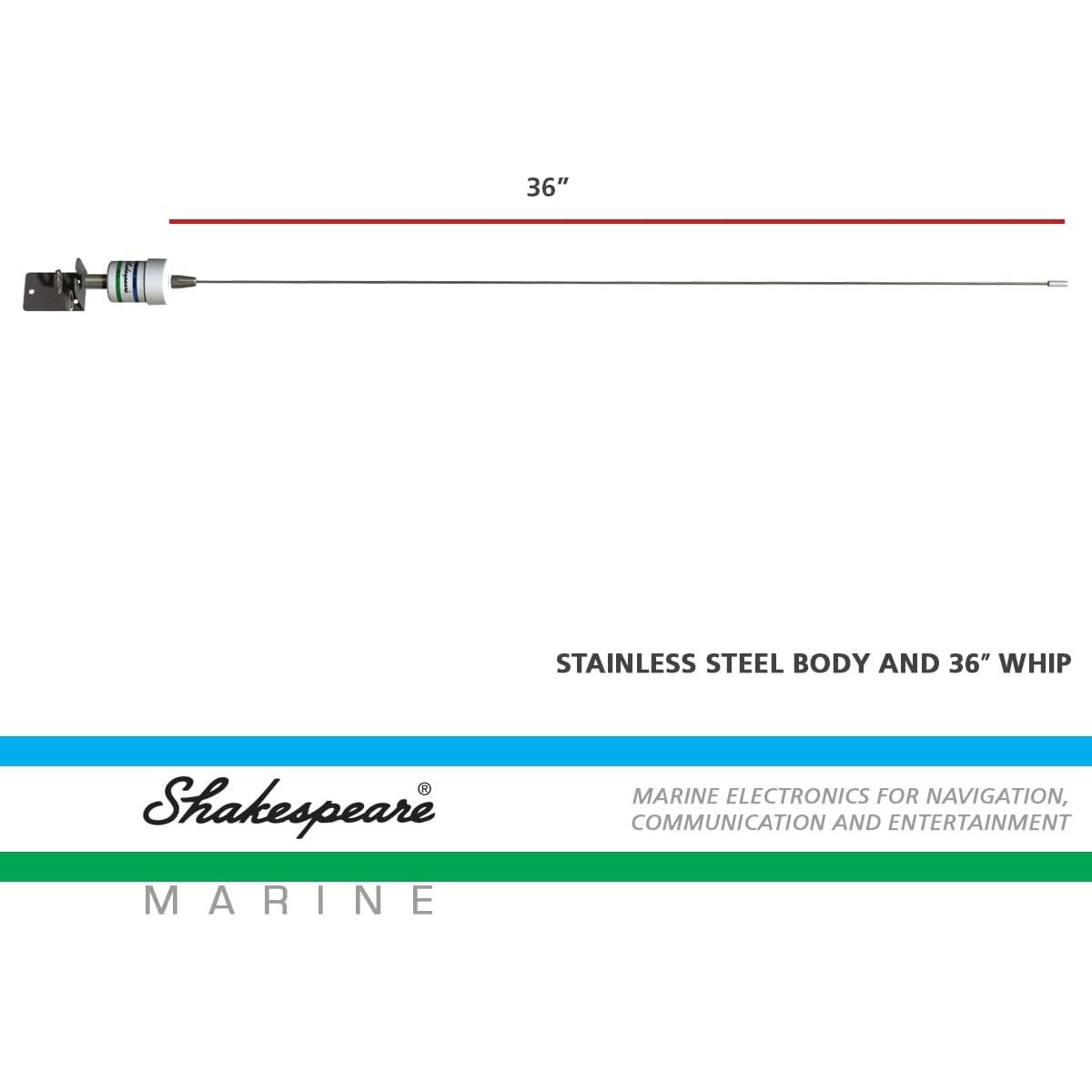 Shakespeare AIS 5215-AIS 36" Squatty Body Antenna For Sailboats - Boatyard Malaysia