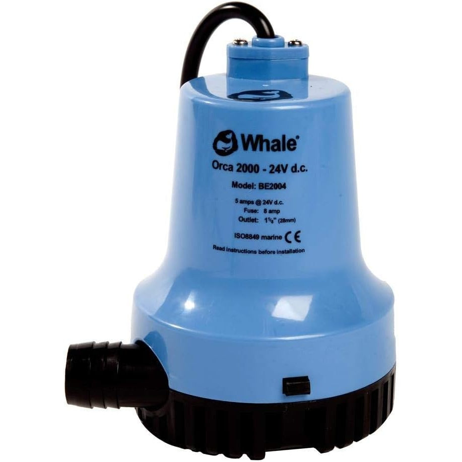 Whale Orca 2000gph Submersible Bilge Pump 12v boatyardmalaysia