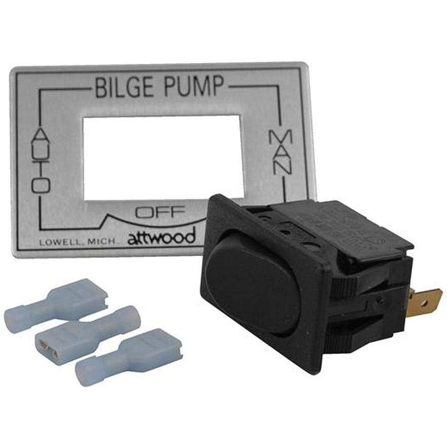 Attwood 3-Way Auto/Off/Manual Bilge Pump Switch - Boatyard Malaysia