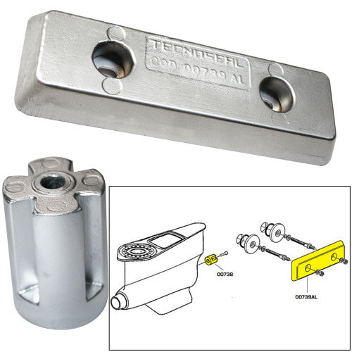Tecnoseal R3Mg Rudder Anode Magenesium 3-3/4" Diameter - Boatyard Malaysia