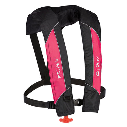 Onyx A/M 24 Automatic / Manual Inflatable Pfd Pink boatyardmalaysia