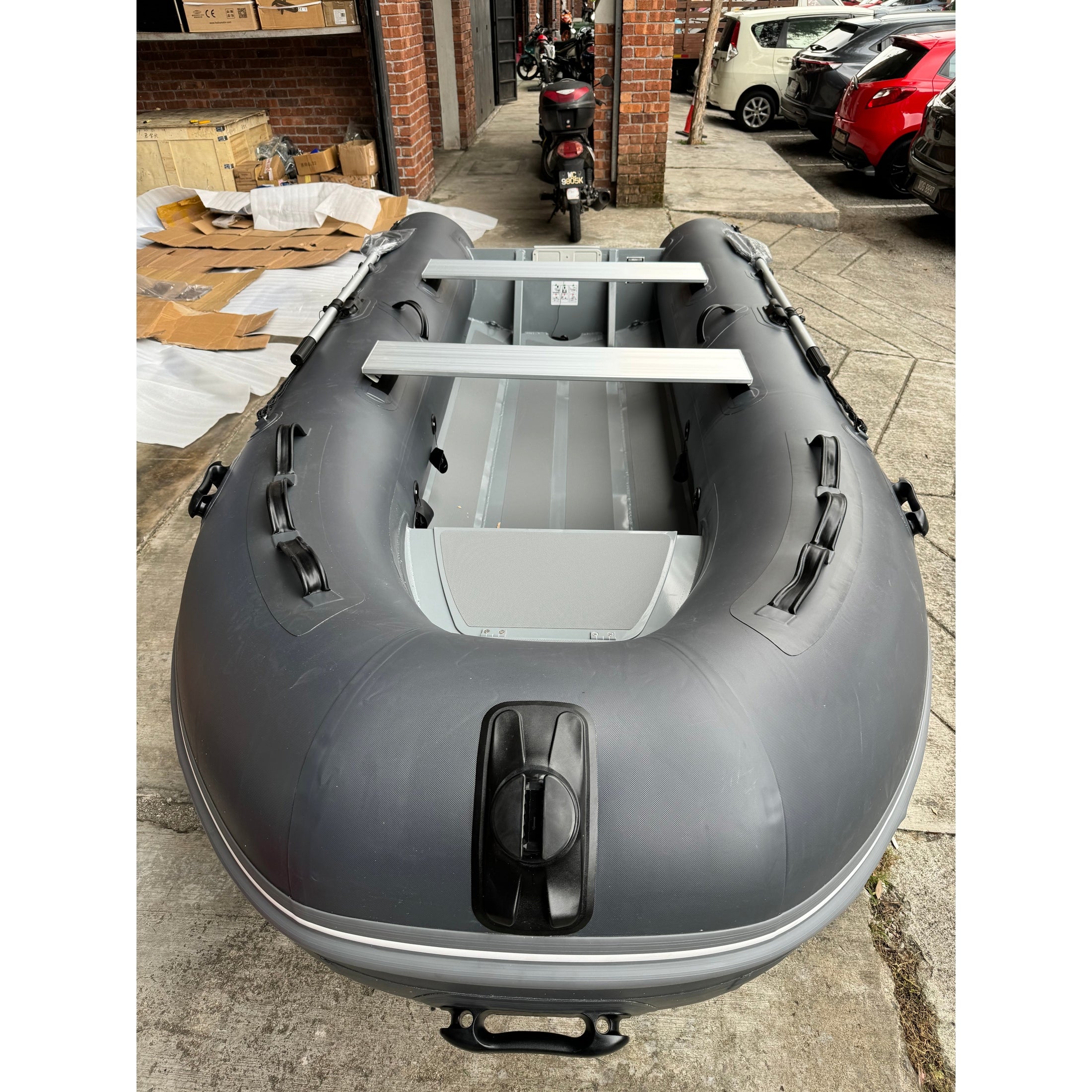 Delta AL360 Rigid Inflatable Boat - Red - Boatyard Malaysia