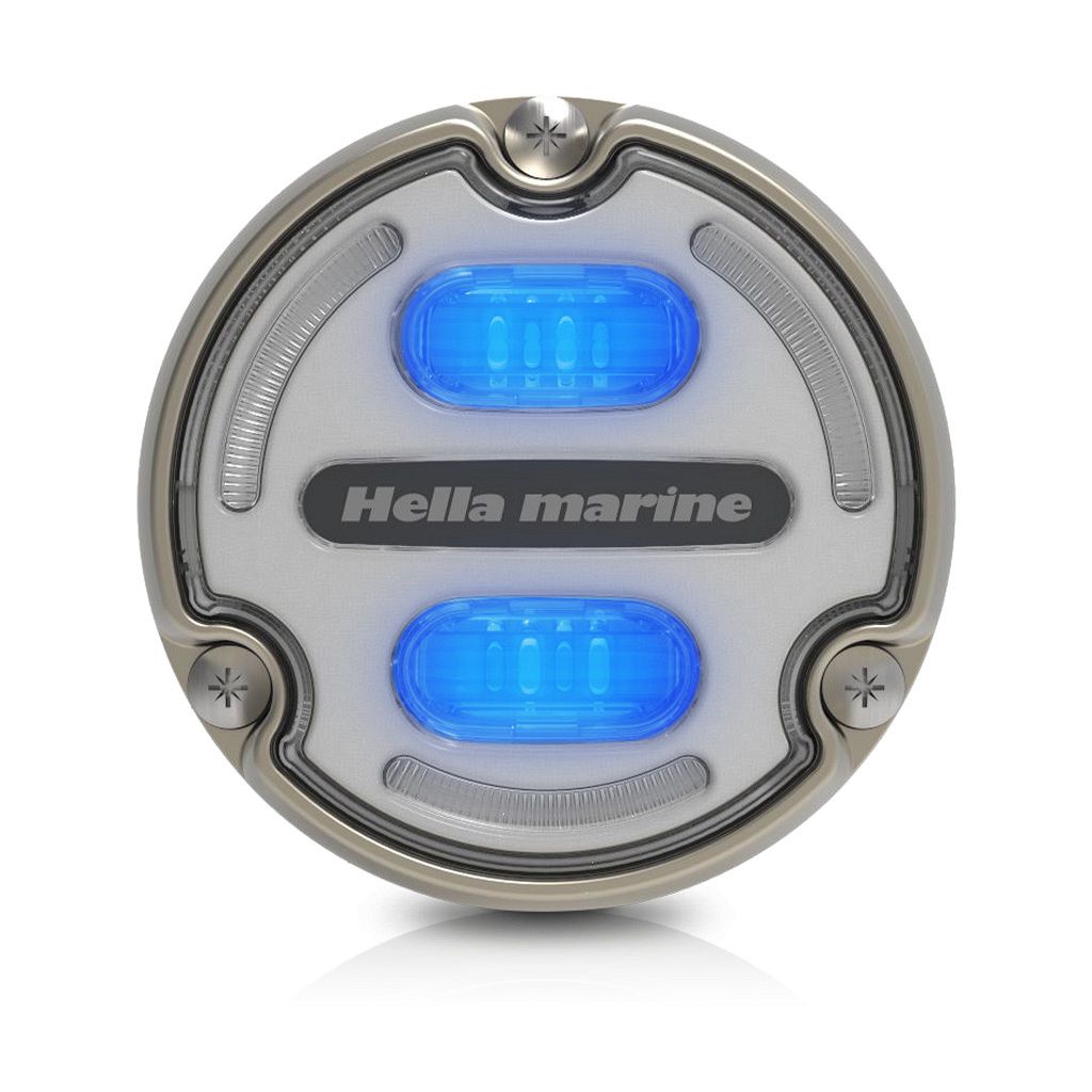 Hella Marine Apelo A2 Bronze White/Blue Underwater Light - Boatyard Malaysia