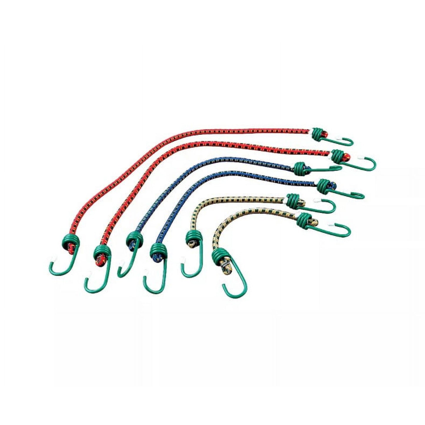 Stretch Cord Fasteners, Assorted Pack of 6