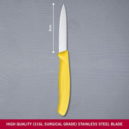 Swiss Classic Paring Knife Yellow 8cm boatyardmalaysia