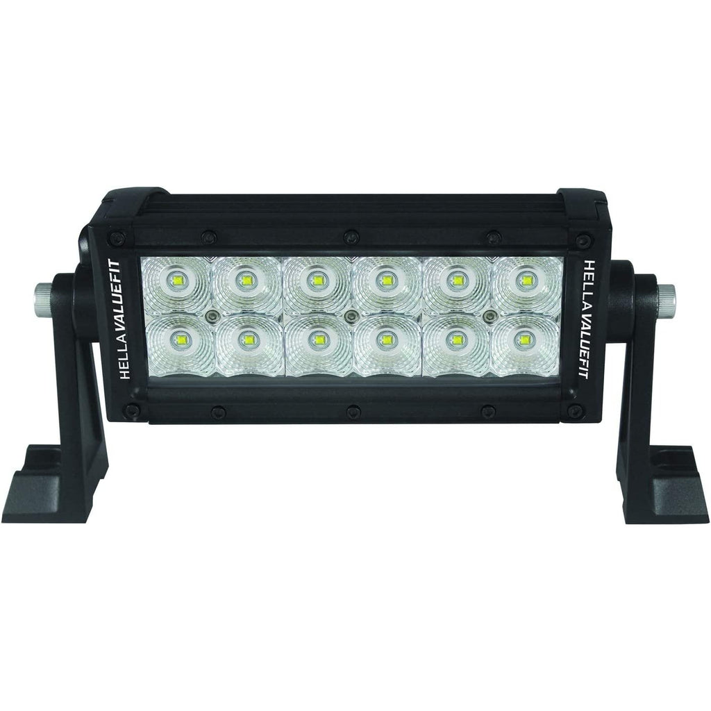 Hella Marine Value Fit Sport Series 12 LED Flood Light Bar - 8" - Black - Boatyard Malaysia