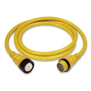 50AMP 125/250V Shore Power Cable 12' Yellow boatyardmalaysia