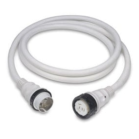Marinco 50AMP 125V Shore Power Cable 50' White - Boatyard Malaysia