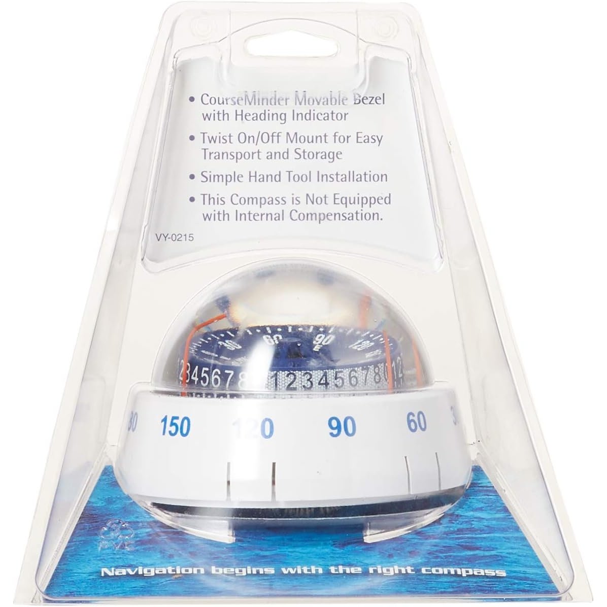 Ritchie XP-99W Kayaker Compass - White - Boatyard Malaysia