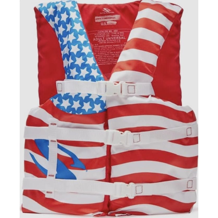 American Flag PFD 3007 Youth C6 boatyardmalaysia