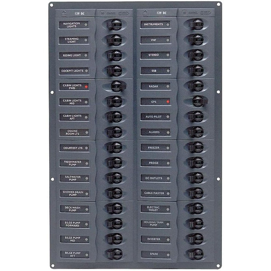 BEP Marine DC Circuit Breaker Panels—No Meters - Boatyard Malaysia