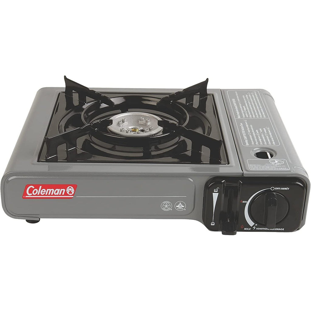 Coleman Tabletop Portable Butane Gas Camping Stove, 1 Burner - Gray - Boatyard Malaysia