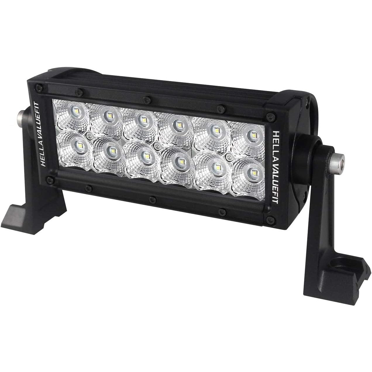Value Fit Sport Series 12 LED Flood Light Bar - 8" - Black
