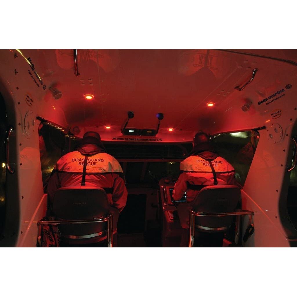 Hella Marine Blue LED Round Courtesy Lamps - Boatyard Malaysia