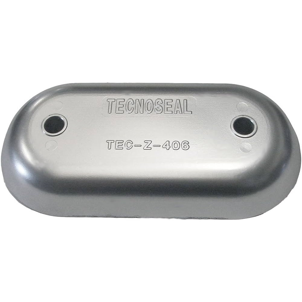Tecnoseal Z406 Hull Plate Anode Zinc 8.5"X4.2"X1.1" - Boatyard Malaysia