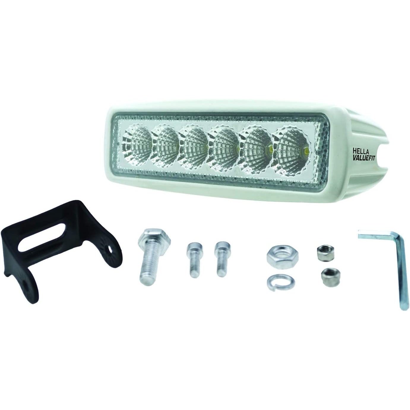 Hella Marine Value Fit Mini 6 LED Flood Light Bar - White - Boatyard Malaysia