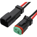 Lenco Marine 50' 15.2 m Extension Cable - Deutsch connectors - Boatyard Malaysia