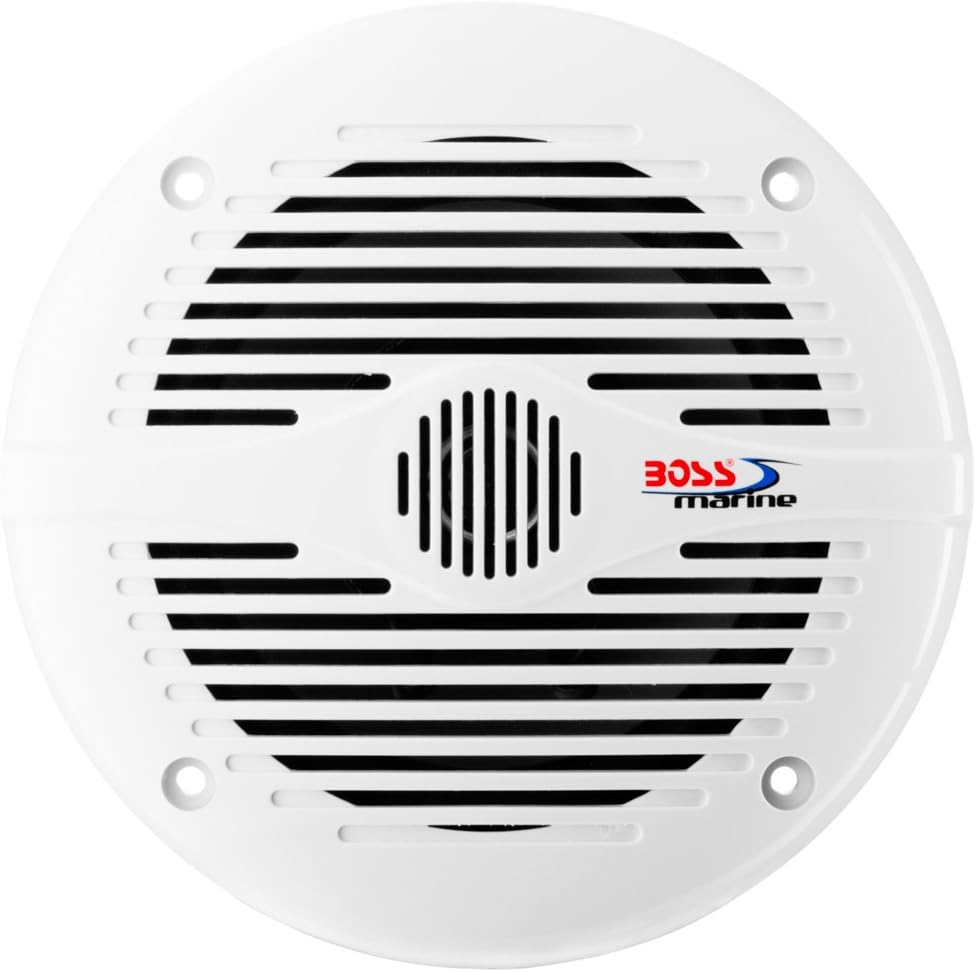 MR60W White 6.5" Round Speakers pair boatyardmalaysia