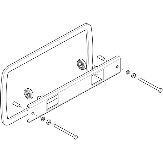 IDMK H7 RD - In-Dash Mounting Kit HELIX 7 Models REINFORCED boatyardmalaysia