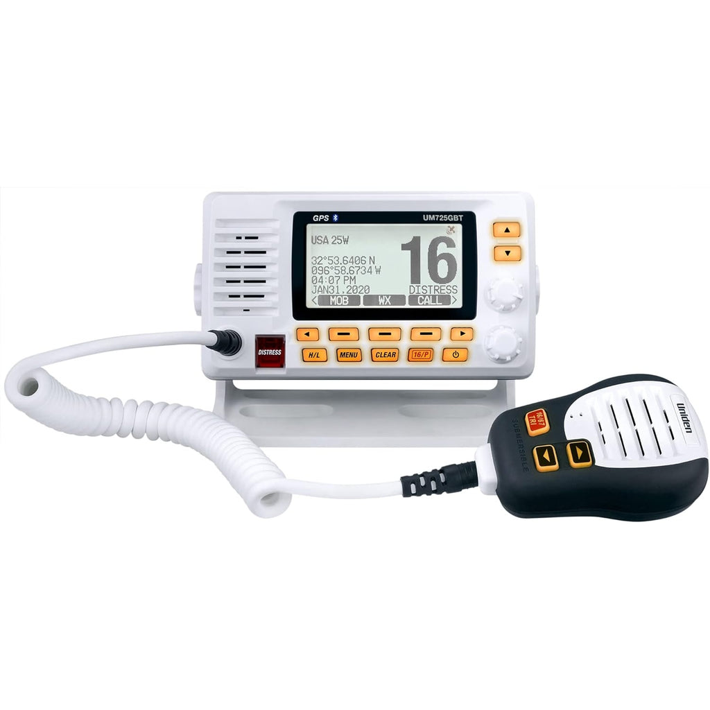 UM725 Fixed Mount VHF Radio with GPS & Bluetooth boatyardmalaysia