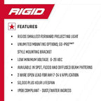 Rigid Industries Ignite Spot Surface Mount - Boatyard Malaysia