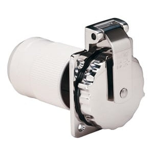 Marinco 6371el-B 50 Amp 125v Stainless Steel Inlet - Boatyard Malaysia