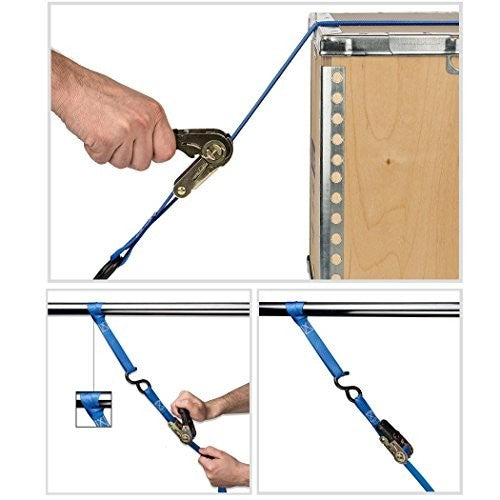 Boatyard Malaysia 1500LBS Tie Down Ratchet-15ft Long - Boatyard Malaysia