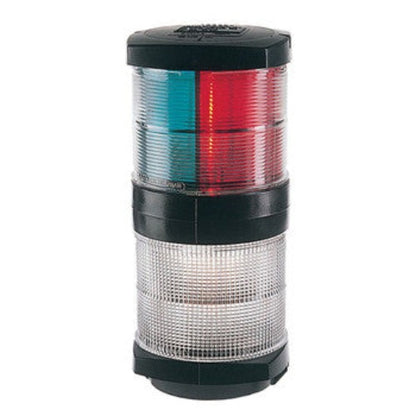 Bi-Color Navigation Lamp- Incandescent - 1nm - Black Housing - 12V