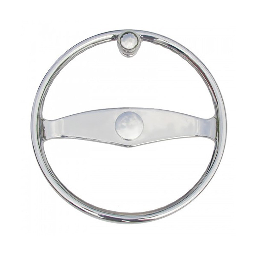 Ongaro Wheel - 15.5" w/Knob for 3/4" Teleflex Tapered Shaft