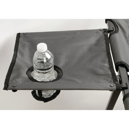Pack-Away Camping Cot with Side Table