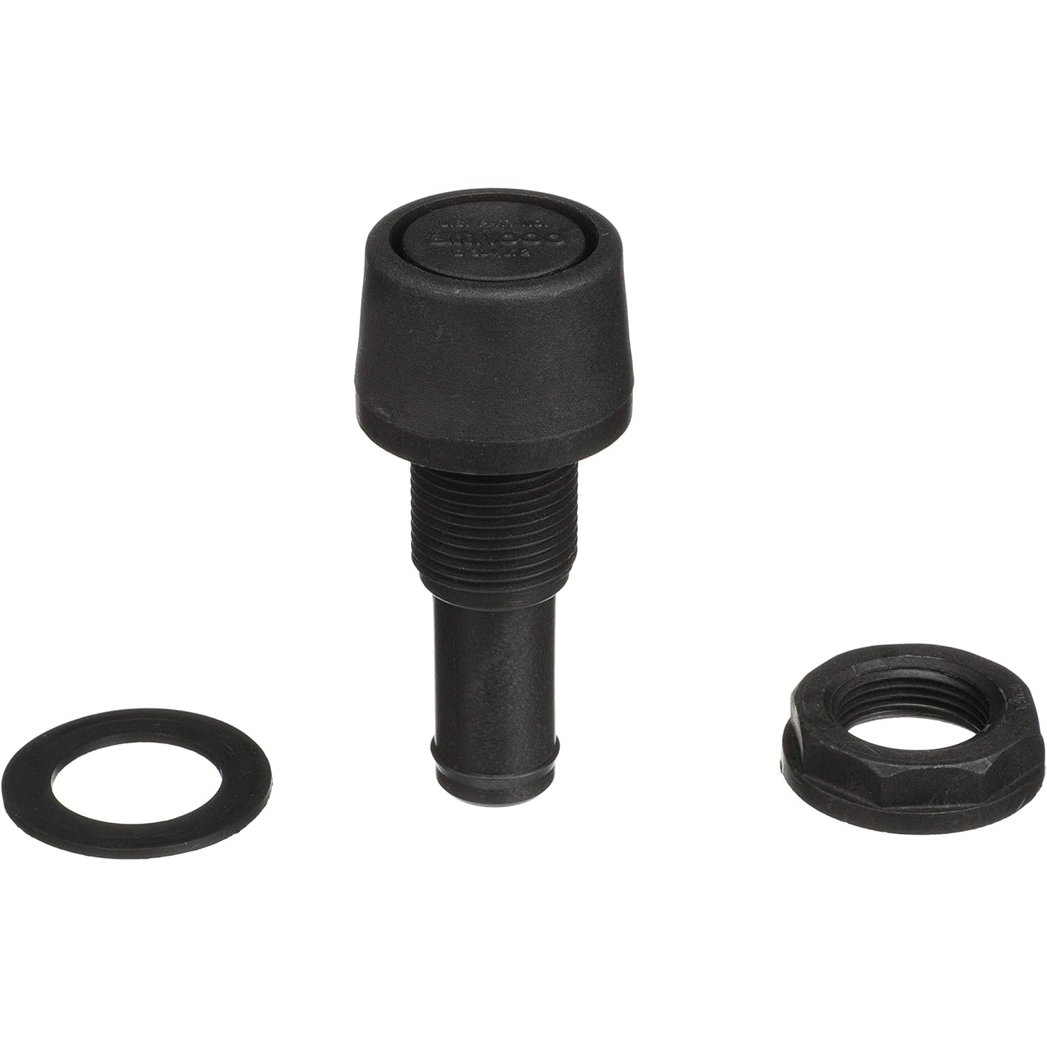 Attwood Fuel Vent Straight Black Plastic - Boatyard Malaysia