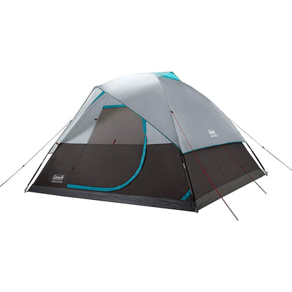 OneSource Rechargeable 6-Person Camping Dome Tent with Airflow System & LED Lighting