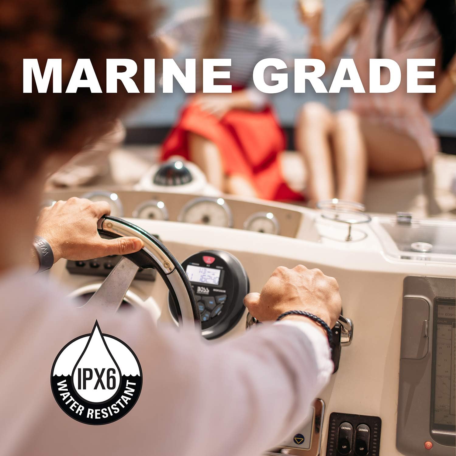 MGR350B Marine Gauge Style Mp3/am/fm/radio boatyardmalaysia